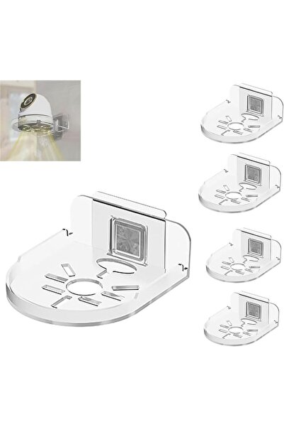 LEFAFA Acrylic Small Wall Shelf, 5 Packs Wall Mounted Camera Shelf Floating S...