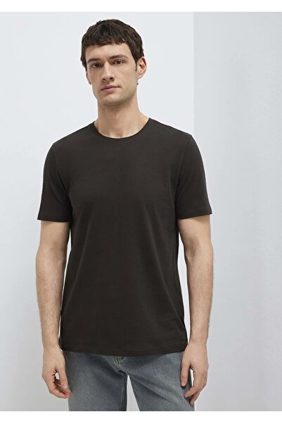 Mavi M065574 Basic T-Shirt Men's T-Shirt Brown