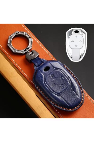 Generic Leather Car Remote Key Case Cover Shell Fit for Trumpchi GAC 2021 EMP...