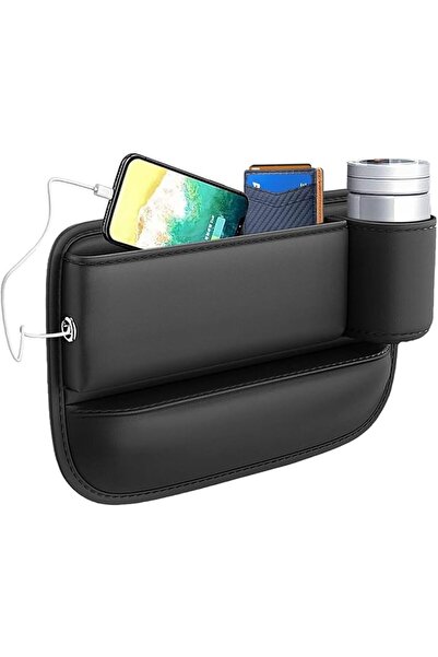X SPRING Car Seat Gap Filler, Universal Leather Storage Organizer with Cup Ho...