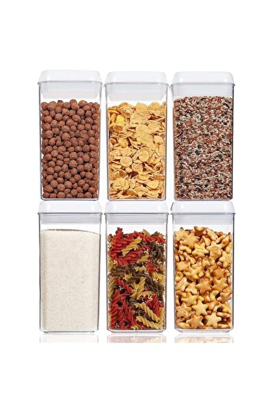 Generic Food Storage Containers Set with Lock Lids,Pantry Organization Plasti...