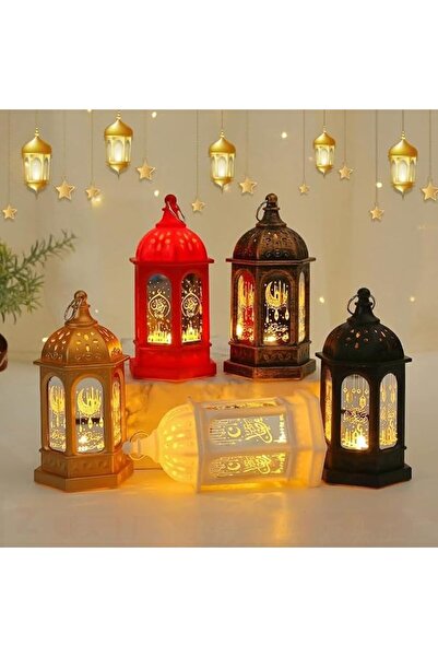 GENERAL Eid al-Adha Lantern Led Candle Light,Mini Eid Mubarak Candle Light Mo...