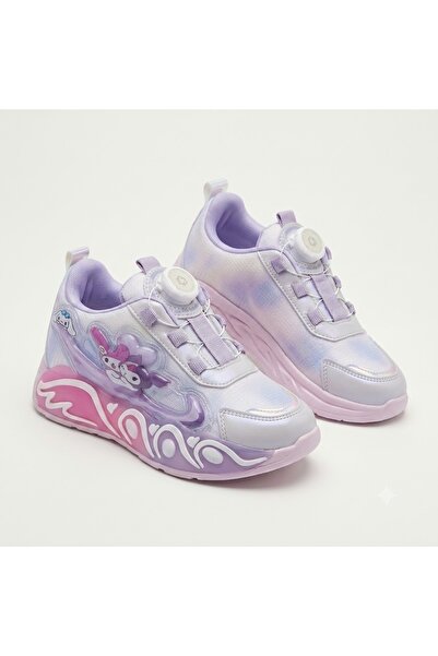 KİNDEP (Prokids) Mechanism Lace-Up Girls' Sneakers White