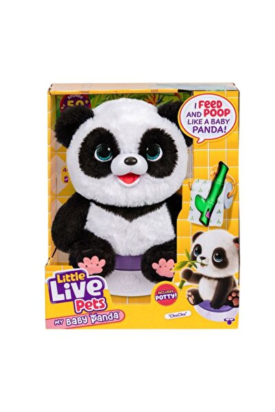 OEM Little Live Pets My Baby Chu Chu Panda Electronic de Plus - Giochi Preziosi