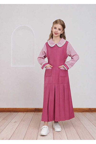 al amora Kuwaiti Primary School Uniform with Checkered Sleeves