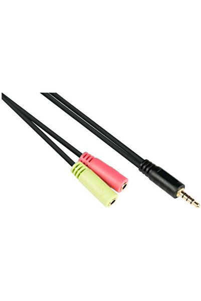 Good Connections Καλώδιο Jack 3.5mm Αρσενικό σε 2x 3.5mm Θηλυκό, Επιχρυσωμένο...