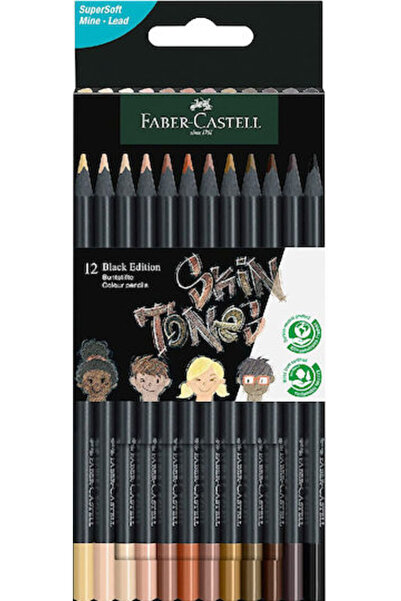 Faber Castell Φάμπερ-Καστέλ Μαύρη Έκδοση Σετ Χρωματιστών Μολυβιών σε Αποχρώσε...