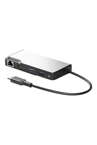 Alogic Σταθμός σύνδεσης USB-C με HDMI 4K PD Ethernet Ασημί