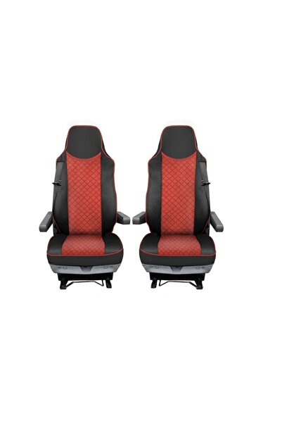 DELUXETUNING Set huse scaune camion compatibile cu MAN TGX 2007-2021, piele e...