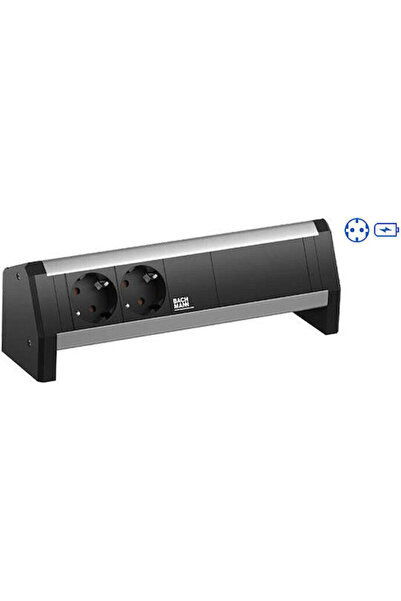 Bachmann Πολύπριζο γραφείου με 1 θύρα USB-A και 1 θύρα USB-C Κωδικός: 902.0811