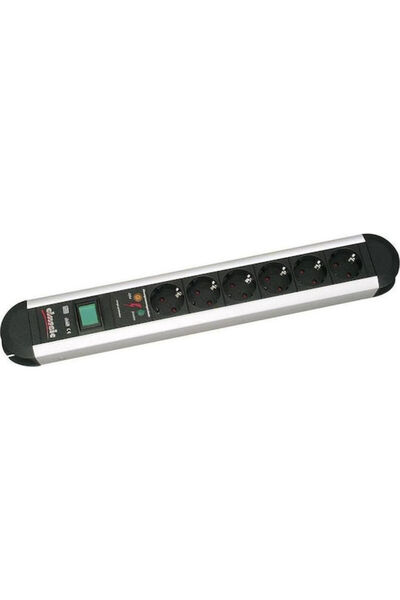 Bachmann 331.013 Πολύπριζο Ασφαλείας 6 Υποδοχών με USB-A, Διακόπτη και Καλώδι...