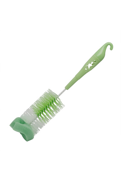 Alista Home Perie pentru curățat sticle și tuburi, 29 cm, plastic verde, ergo...