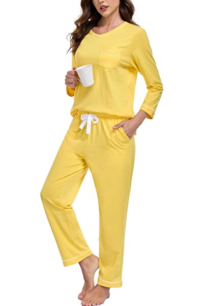 GENERAL EA'S SECRET 100% cotton Pajamas for Women Summer Lightweight Long Sle...