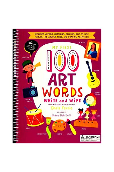 Sourcebooks Primele mele 100 de cuvinte de artă: Scrie și șterge