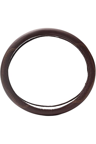 Lawazim Leather Steering Wheel Cover - Universal Self Wrapping Anti-Slip Dura...