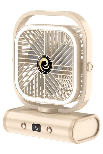 Morvena Picks Ventilator de birou - Compact și Silențios - Reîncărcabil prin ...
