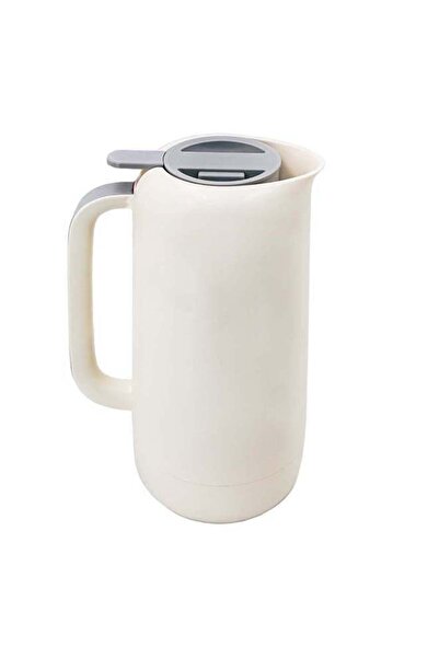 BASURRAH tea and coffee thermos, white color, 1.6 liters