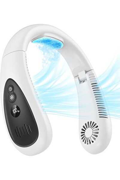 Morvena Picks Ventilator pentru gât, ventilator portabil pentru gât cu placă ...