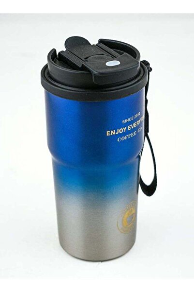 BASURRAH Thermos steel Blue color 500 ml