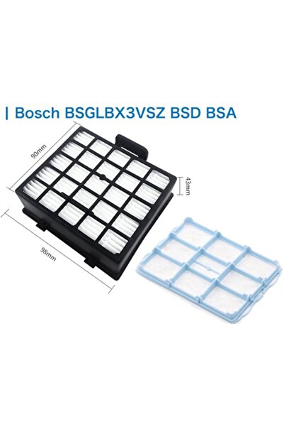 STARSTAR Suitable for Bosch Siemens vacuum cleaners BSGLBX3VSZ, BSD, BSA filt...