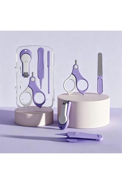 Safe4 【Safe Care】 Baby Nail Kit, 4-in-1 Manicure Set, Clippers, Scissors, Fil...