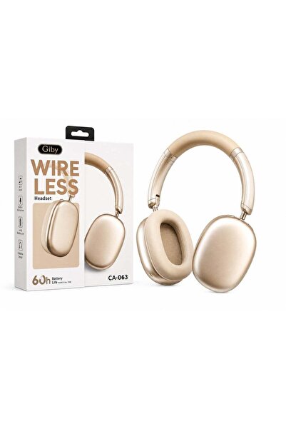 Gjby Giby CA-063 Wireless Headphones – Bluetooth Over-Ear Headset, 60H Long B...