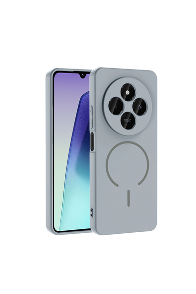 Xiaomi Redmi 14C 4G Kılıf MagSafe Destekli Kamera Korumalı Yumuşak Silikon Vintage