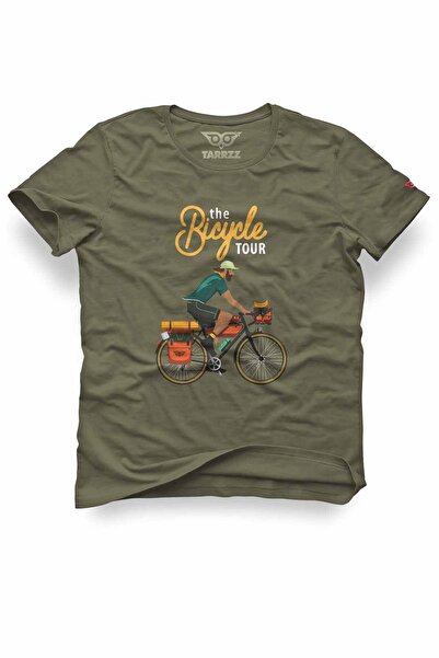 Tarrzzcom Unisex 100% Cotton Regular Fit Biker Printed T-Shirt - Bicycle Tour...