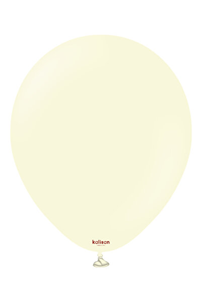 Makaron Açık Sarı Balon 12 inç 10'lu Paket