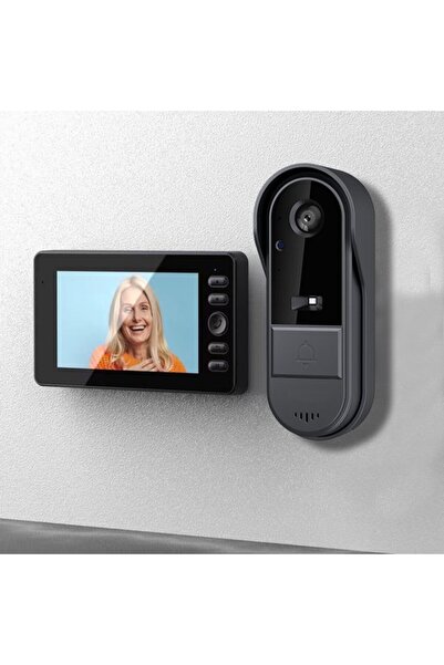 STARSTAR Video doorbell 4.3" screen wireless intercom with display.