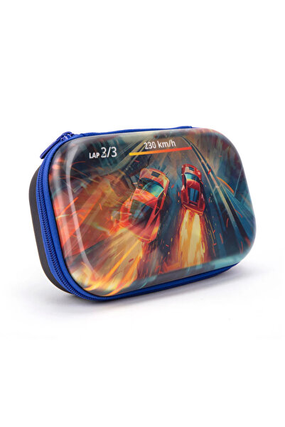 Zipit Лентикуларен несесер с цип за моливи, геймърска кутия - Car Race Zip..i...
