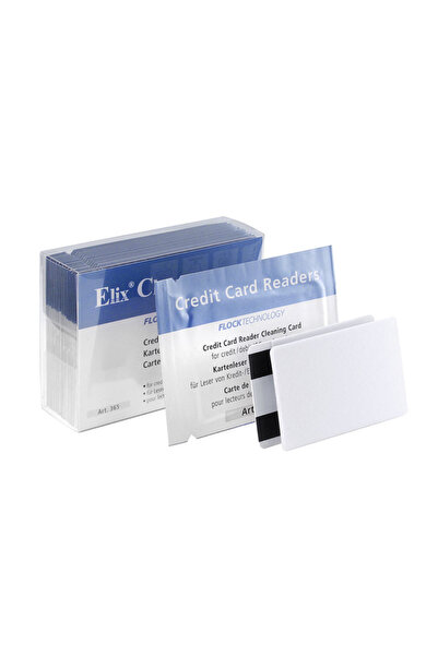 Elix Clean Card Reader Cleaning Cards, Including For ATMs, 20 Pcs/Set,