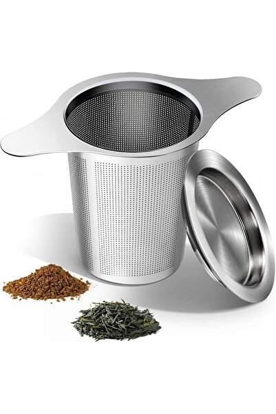 X SPRING Tea Infuser, Stainless Steel Strainer Basket with Double Handles and...