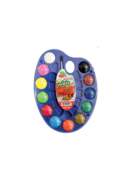 daço Paletă de acuarele 12 CULORI Daco