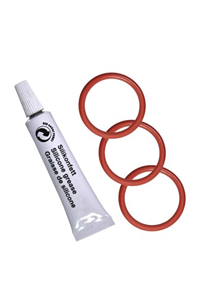 Compatibil nou Infuser Group Gasket Set + Piston Compatible DeLonghi Ecam/Esa...