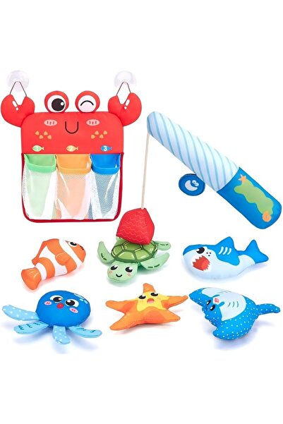 TERRIFI Magnetic Fishing Toy Set for Toddlers Ages 1-3 for Bathtub and Shower...