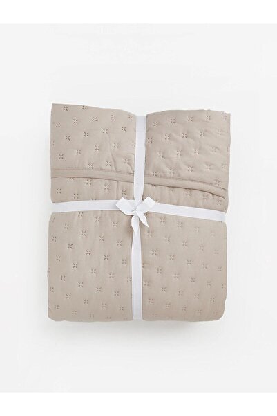 LC Waikiki Patterned Quilted Double Bedspread (W6)