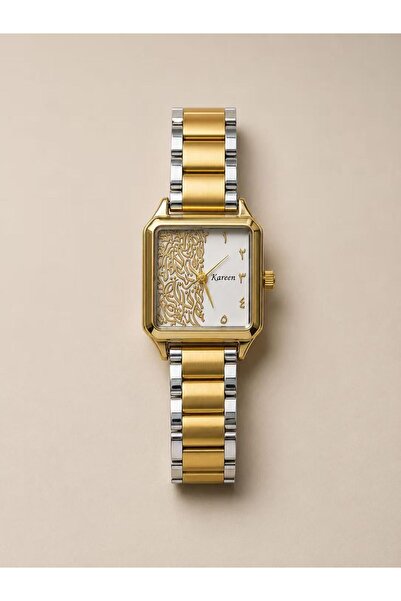 KAREEN Women's Watch Luxury Soft Stainless Steel Square Watch 2 Years Warranty