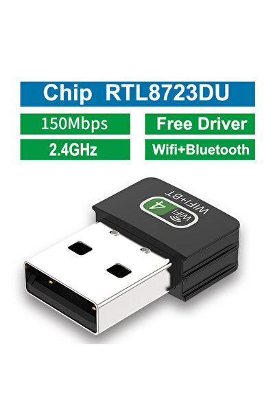 Choice 8723DU Chip MINI USB Wifi Bluetooth Adapter 150Mbps 2.4Ghz Antenna Eth...