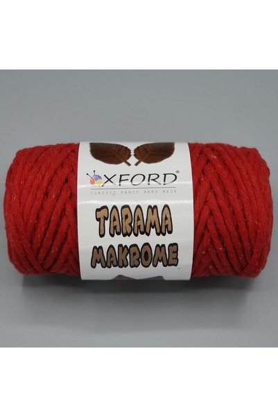 Oxford İplik Tarama Macrame 5 mm - 070 Red