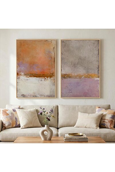 ALAYRA International Signtouch Boho Burnt Orange Botanical Abstract Floral Un...