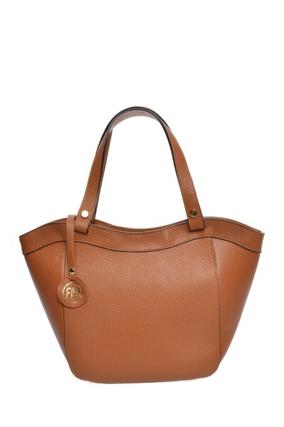 SimpleFind Roberta M Geanta piele -Amparo-Coniac,Geanta de mana piele natural...