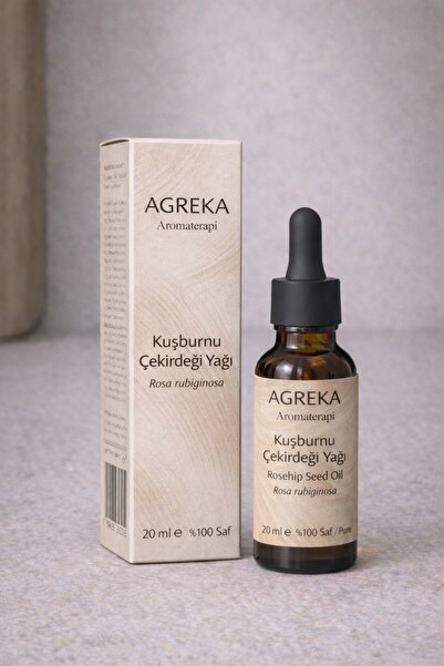 Kuşburnu Çekirdeği Yağı 20 ml – Soğuk Sıkım %100 Saf ve Doğal, Yüz ve Cilt Bakım Yağı