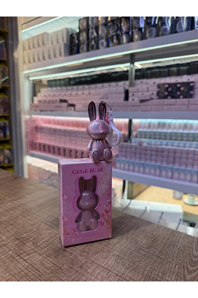 Viranes Tavşan Figürlü Lip Gloss Ruj Kutusu Anahtarlık Sevimli Çanta Süsü ve Makyaj Aksesuarı Glosslu Anahtarlık Parlatıcı ( Rastgele 1 Model Gönderilir)