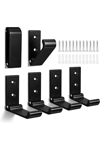 Morvena Picks Set cârlige de perete pliabile - set de 6 piese din aluminiu ne...
