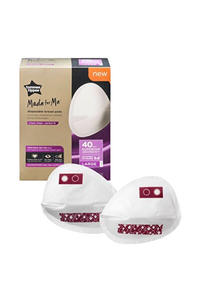 tommee tippee Σερβιέτες στήθους μιας χρήσης Made for Me - Μεγάλο μέγεθος 40 τ...