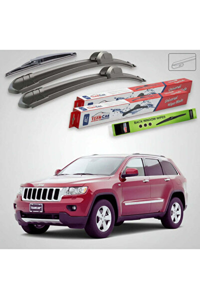 TEAMCAR Wipers Jeep Grand Cherokee WK2 2010-2013 | Front and Rear Flat Set – ...