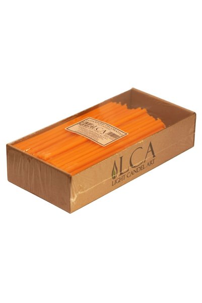 LCA Set 3 x 140 Lumanari Menaj Portocaliu
