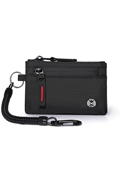 STARSTAR RFID passport wallet 2pc black with keychain for travel.
