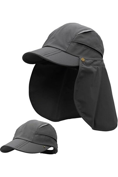 STARSTAR Neck protector sun visor dark gray breathable 54-56cm.